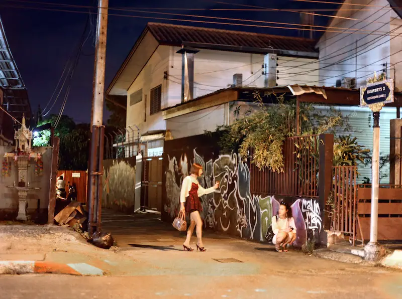 Here at the mouth of this alley, ‘sex workers’ in Chiang Mai offer their services, usually later in the evening. Regardless of the fact that we all make life choices, life for them is not easy. People are people, and everyone has a story. … While the ‘sex industry’ in Thailand is readily available and surely serves both social and economic purposes amidst an extremely stratified society — a societal response to larger global economic forces — prostitution, one of the oldest human professions (worldwide), constitutes a minuscule facet of this dynamic country. 